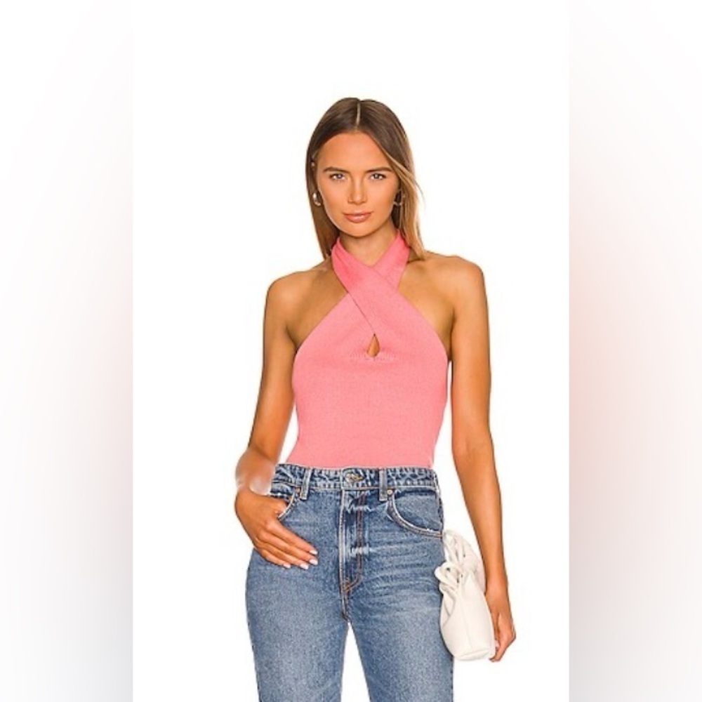 525 America Anthropologie 100%Cotton Halter Medium NWT